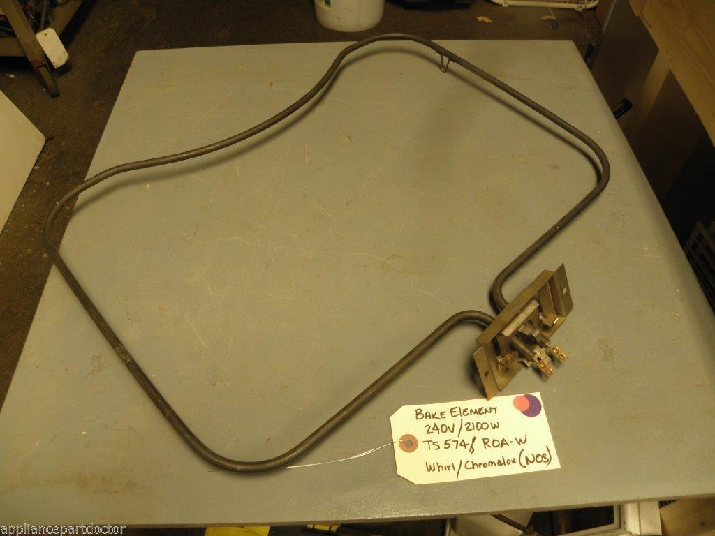NOS Whirlpool Chromalox stove Bake Element TS574 ROA-W 240v/2100w NOS Whirlpool Chromalox stove Bake Element TS574 ROA-W 240v/2100w